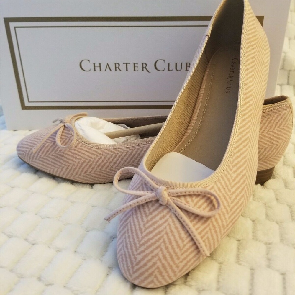 Ballet Flats / Natural Woven SZ 8M
